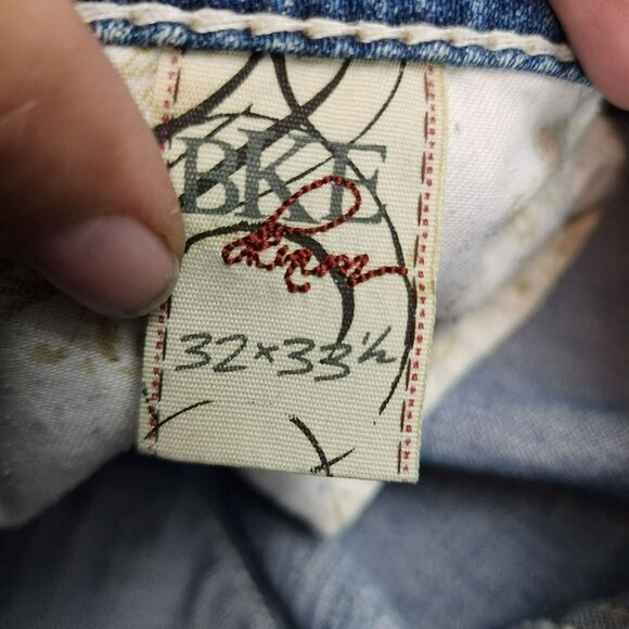 Buckle Jeans Womens 32 Tall Sabrina Medium Wash Stretch Low Rise Bootcut - Picture 10 of 12